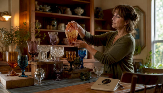 Glassware Display Guide for Collectors: Styling & Safety - The Gilded Cup