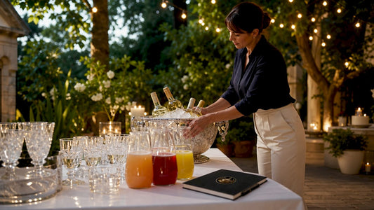 Setting Up an Upscale Drink Station for Any Event - The Gilded Cup