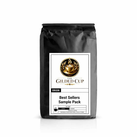 Best Sellers Sample Pack: 6Bean, Cowboy, Breakfast, Peru, Mexico, Bali - The Gilded Cup