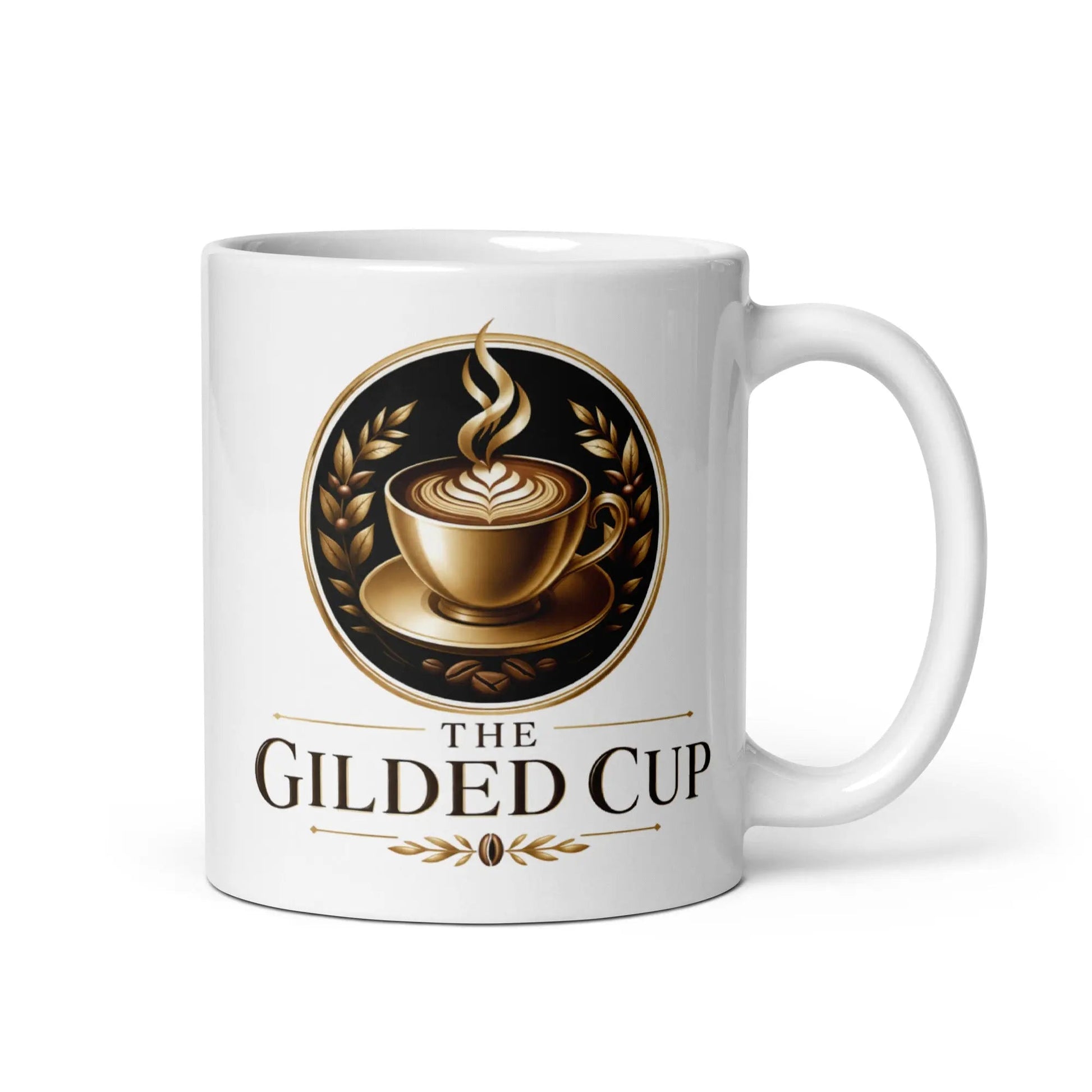 White Glossy Mug - The Gilded CupMUG